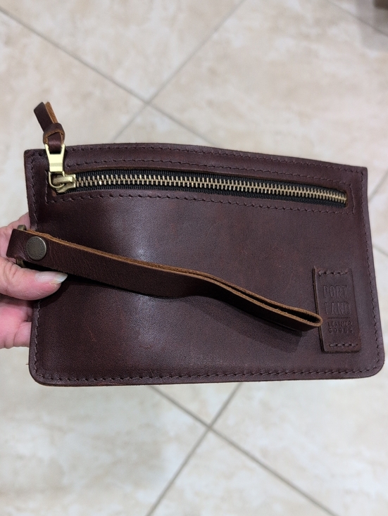 Portland Leather Handbags - Portland Leather Goods Adriana Pouch Wristlet